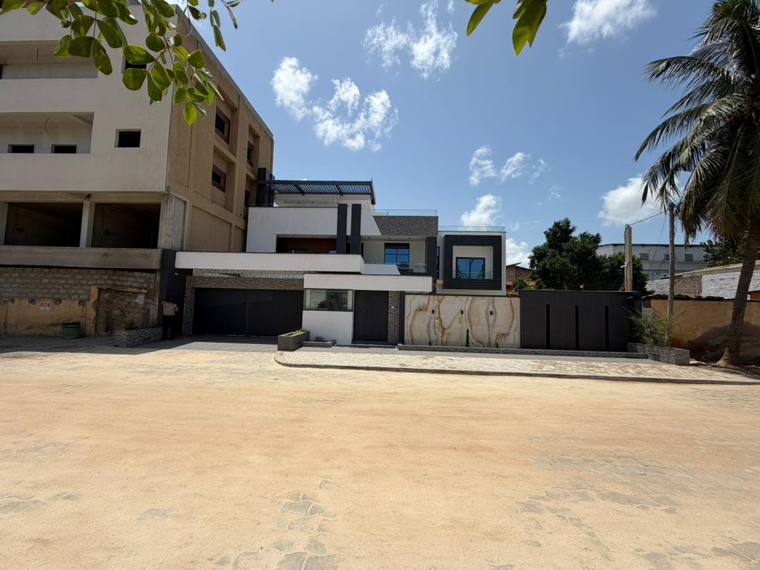 Construction d'une villa moderne